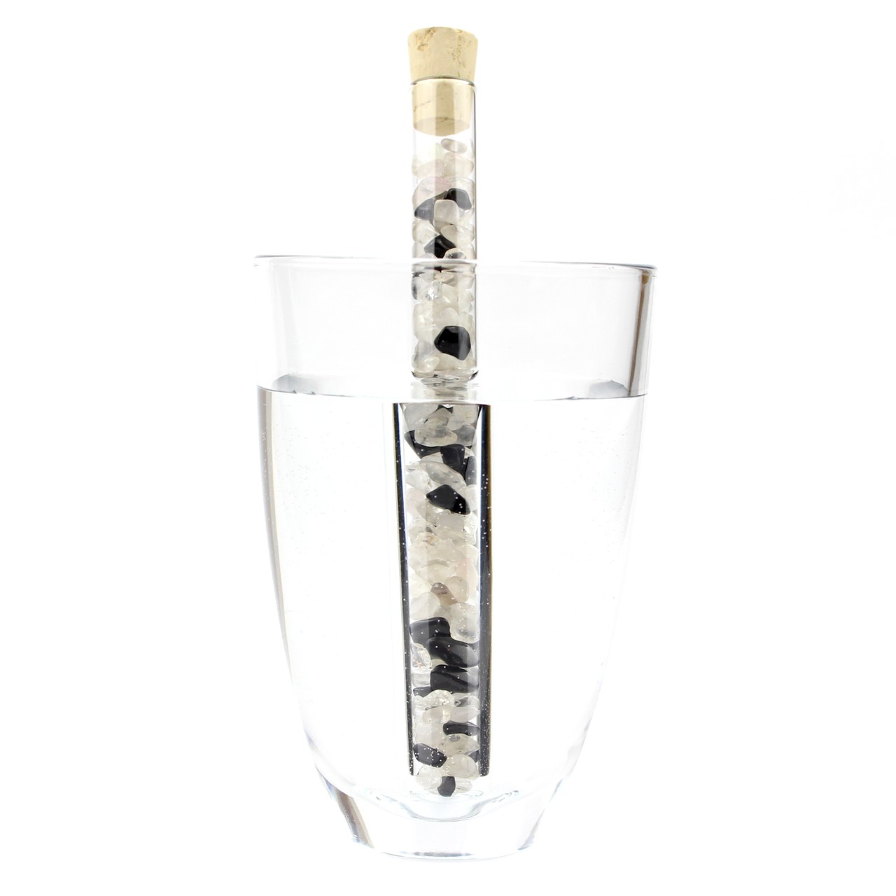 Aqua Lapis® Edelsteinstab Premium Selbstbewusstsein Bergkristall, Onyx Edelsteinwasser herstellen
